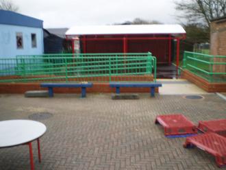 Dunton Green Primary School, Sevenoaks - New play area,canopy and Access ramp